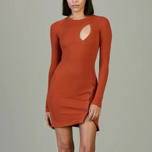 Alix NYC Pratt Mini Dress in Amber